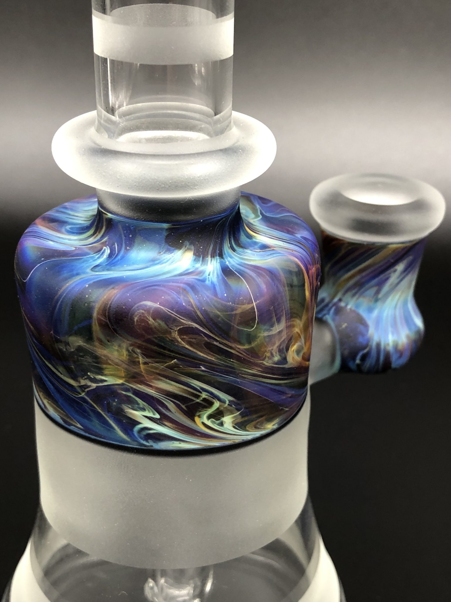 Keepsake Glass Sandblasted Marble Section Tube Rig 2 101 Glass Studio