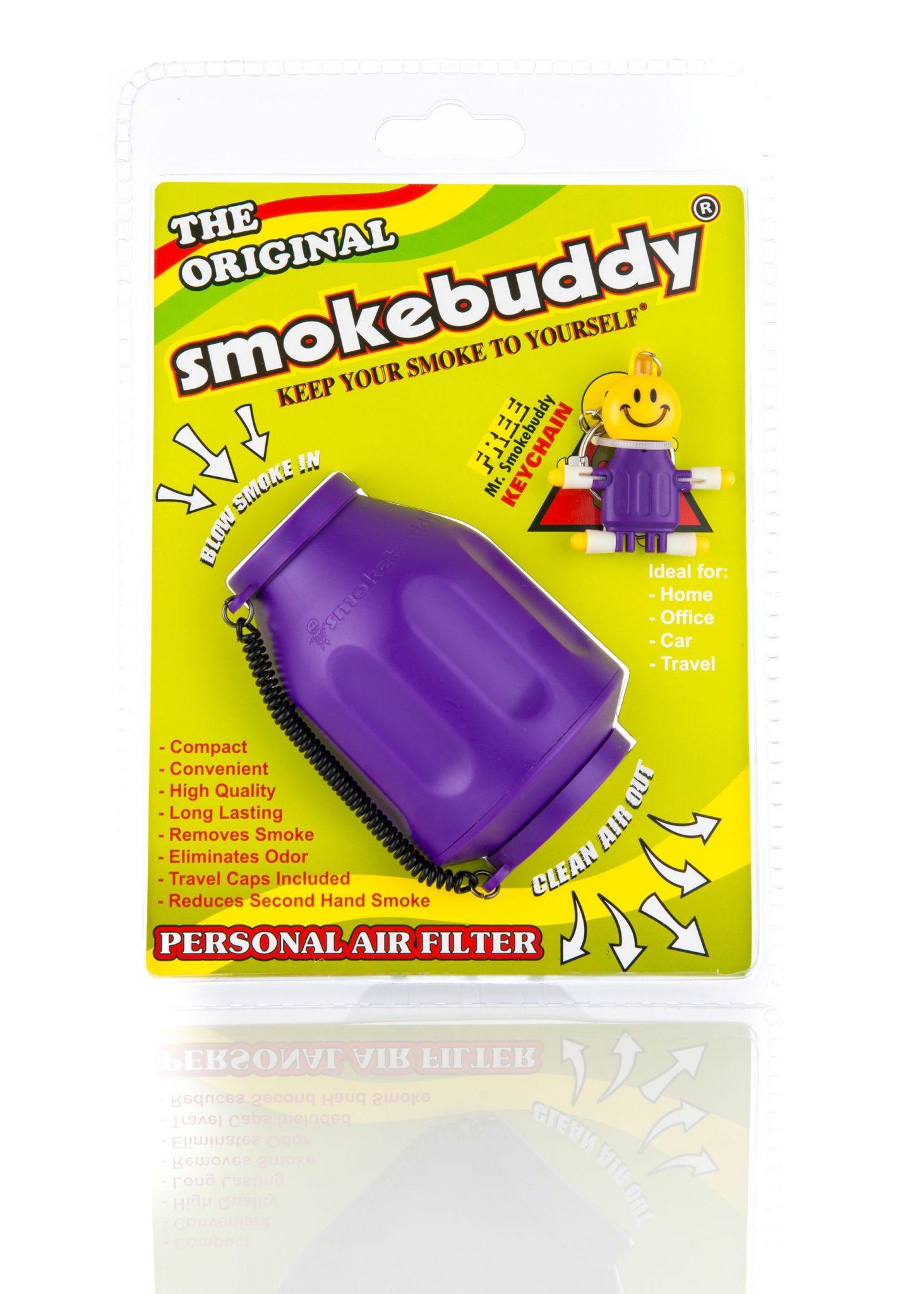 Smoke Buddy Purple Original Personal Air Filter 101 Glass Studio